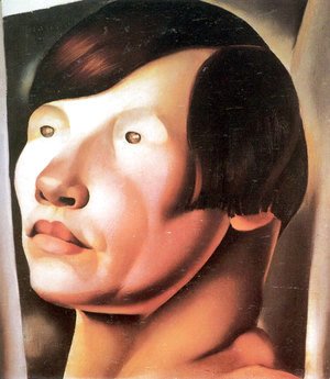 Tamara de Lempicka (inspired by) - Head of Slavic Woman, c.1925