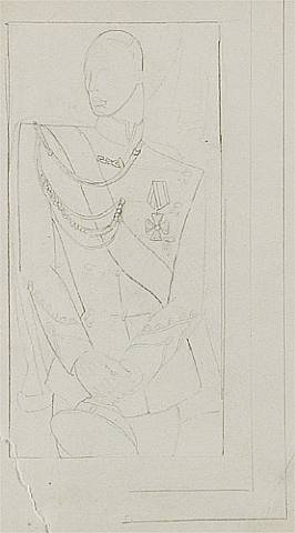 Study for the Portrait of the Grand Duke (IIEtude pour le Portrait du Grand Duc II)