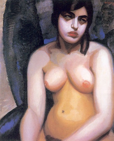 Nude Blue Background, 1923