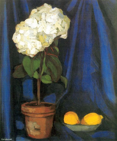 Bouquet of Hortensias and Lemon, c.1922