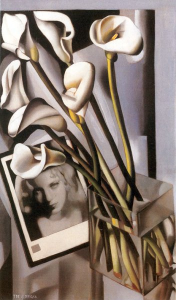 Arlette Boucard with Arums, 1931