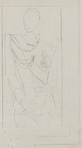 Study for the Portrait of the Grand Duke  (IIEtude pour le Portrait du Grand Duc II)