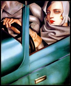 Autoportrait (Tamara in the Green Bugatti) 1925